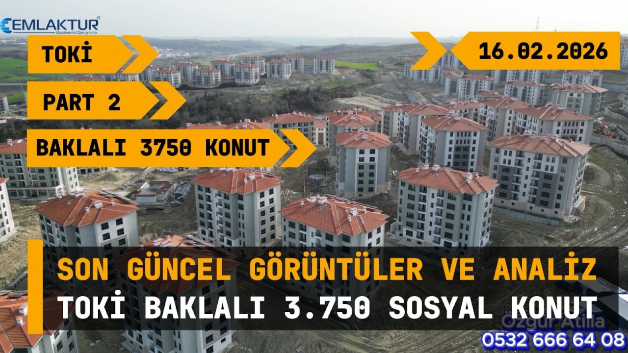 Toki Arnavutköy Baklalı 3750 Sosyal Konut Son Güncel Görüntüler İle Detaylı Analiz Part 2