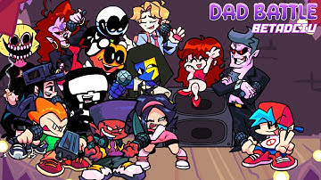Dad Battle but We celebrate FNF 5th ANNIVERSARY (FNF But Everyone Sings It)