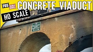 Concrete Viaduct FOR YOUR MODEL RAILROAD - Made of Foam! screenshot 2