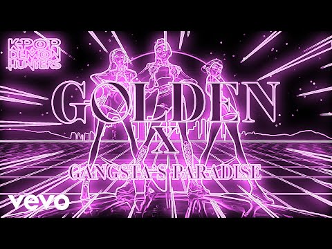 Huntrix - Golden | Vocoded to Gangsta's Paradise | K-Pop Demon Hunters