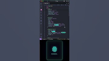 Finger Print Scanning Animation #htmlcss #tutorial #fingerprint #scanning #animation