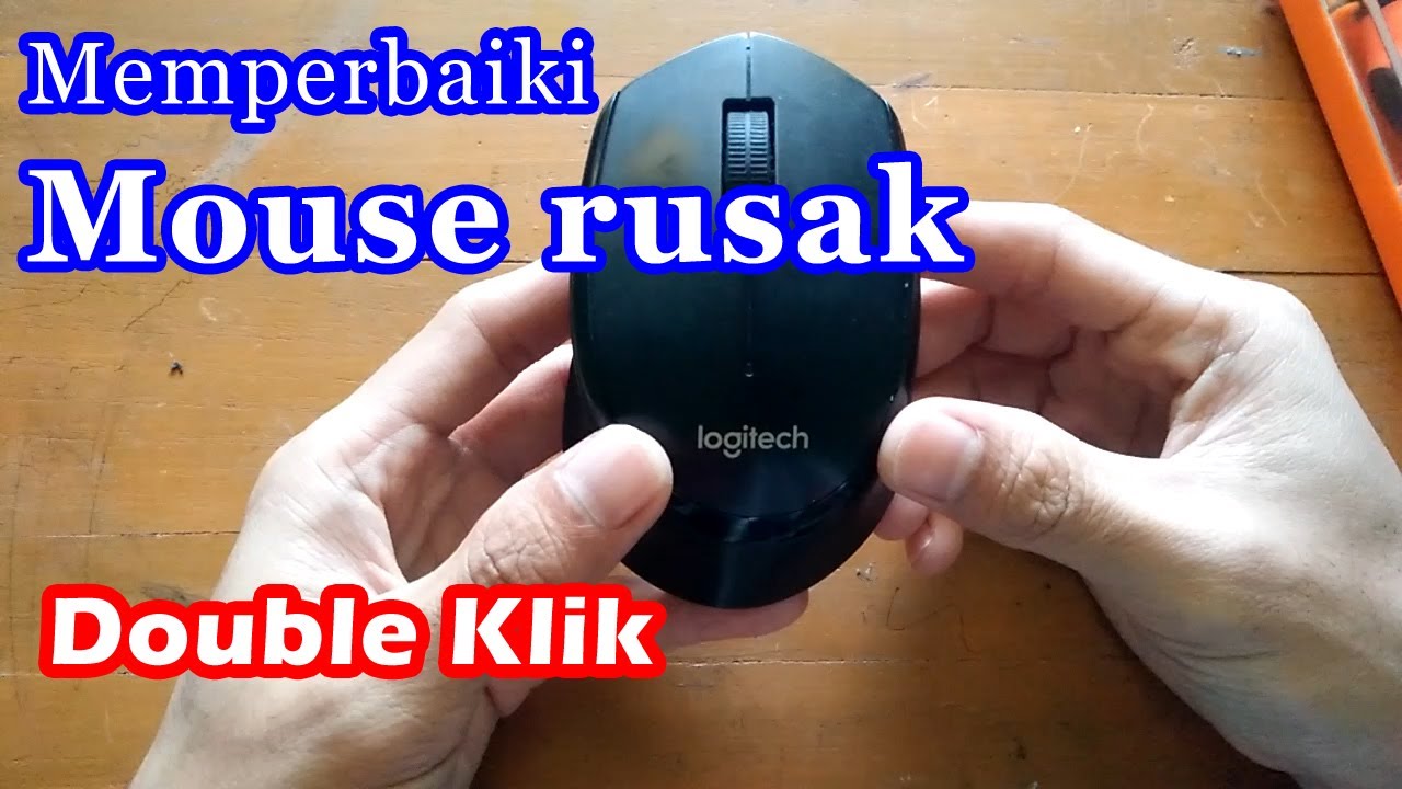 Cara Memperbaiki Mouse Double Klik (Mouse Logitech M275)