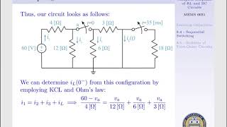 Lecture 27 - Concepts and Example 1