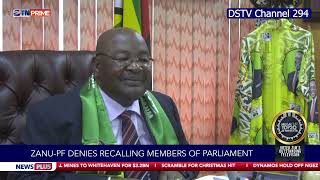 Zanu Pf denies recalling members of parliament