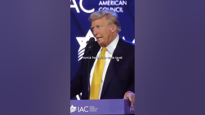 Trump cree que lo que pasa en Israel nos acerca a la Tercera Guerra Mundial