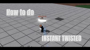 How to do the INSTANT TWISTED tech in the Strongest Battlegrounds