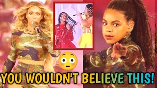 The SHOCKING Reason Why Beyonce Pulled Blue Ivy Hair While Performing Leaked - WATCH video