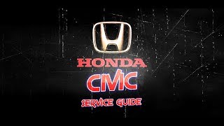 How to Service A Honda Civic (Air/Oil/cabin Filters, Spark Plugs)