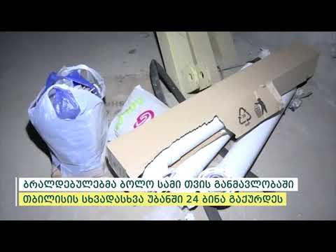 თბილისში 24 ბინის გაქურდვის ფაქტზე  2 პირი დააკავეს