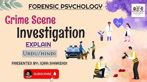Crime Scene Investigation Through Forensic Psychology - Criminal Investigation | in Urdu/Hindi