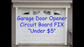 Garage Door Remote Not Working / Logic Board Repair