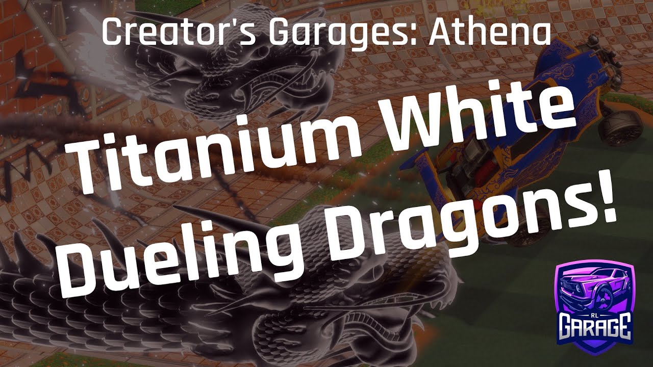 Titanium White Dueling Dragons! Athena's Garage Bundle