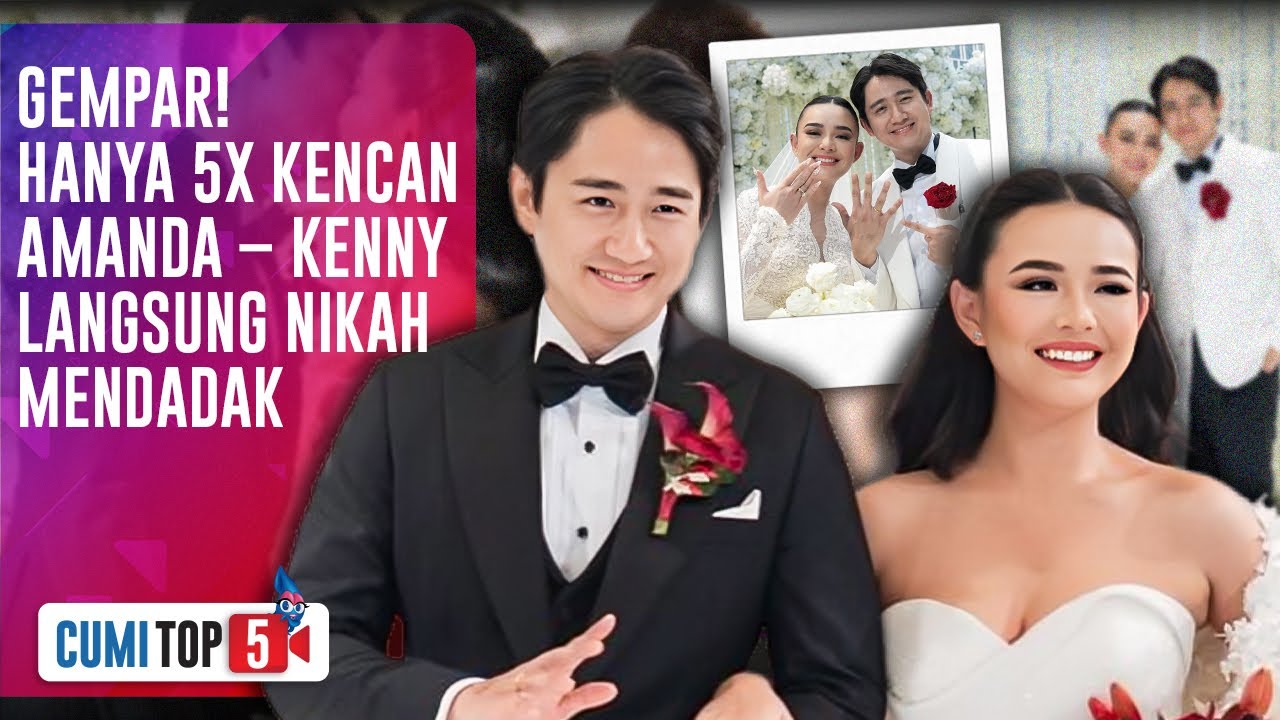 5 Fakta Cinta Kilat Amanda Manopo & Kenny: Dari Cinlok Syuting-Langsung Nikah Intimate! | CUMI TOP V
