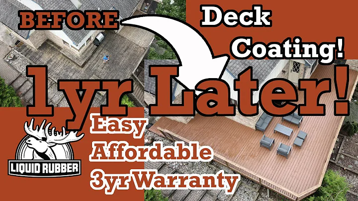 ✅ 1yr Update: Best Coating For Old Wood Decks: Liquid Rubber Deck Coating Polyurethane