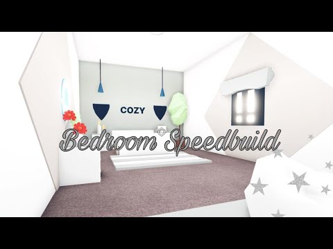 Adopt Me Aesthetic Modern Bedroom Speed Build Youtube