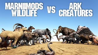 Wildlife (MarniiMods) vs Ark Creatures