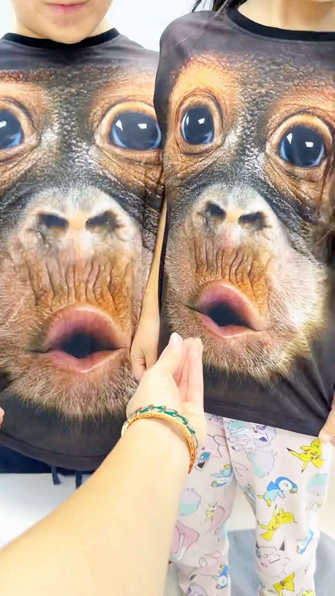 Funny blowing monkeys ?? LeoNata family #shorts