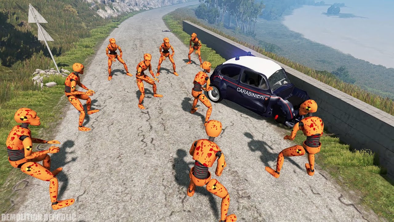 Enlightenment Crash Test Zombies BeamNG Drive Demolition Republic