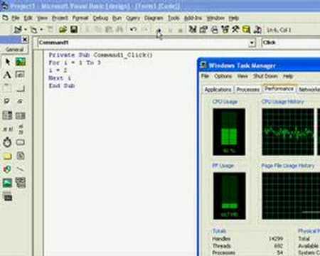 How to write a program to Crash a PC in Visual Basic