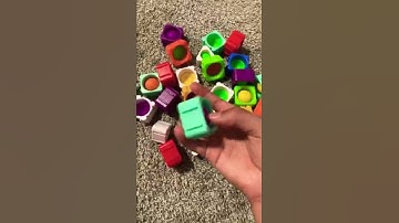 I got a brand new SENSORY POP IT BLOCKS!