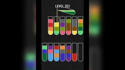 Water sort puzzle level 353