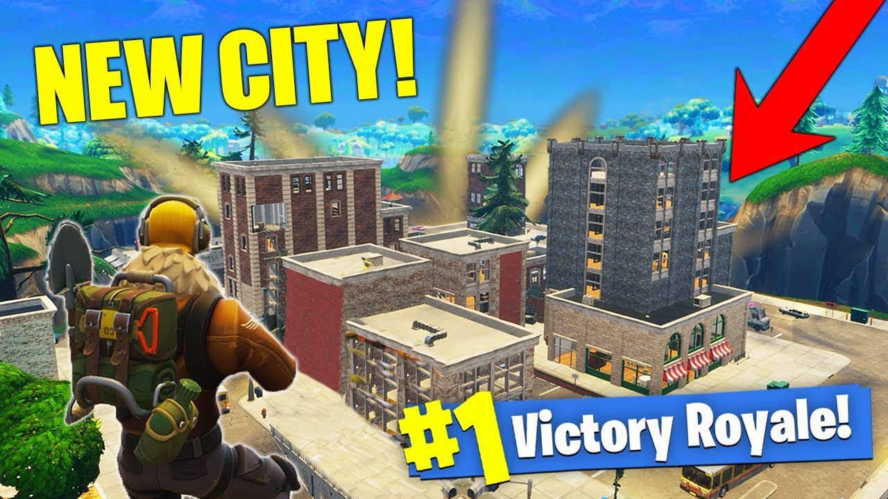 New City Map Gameplay Massive Fortnite Update Youtube - new city map gameplay massive fortnite update