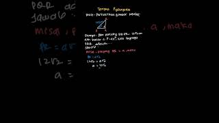 Perhatikan gambar berikut.  Jika panjang s... | PR Matematika U | Kelas 8 | 1 | Matematika