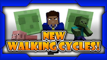NEW Walking Cycles Test | A Minecraft Animation Test (Made with Mine-imator)