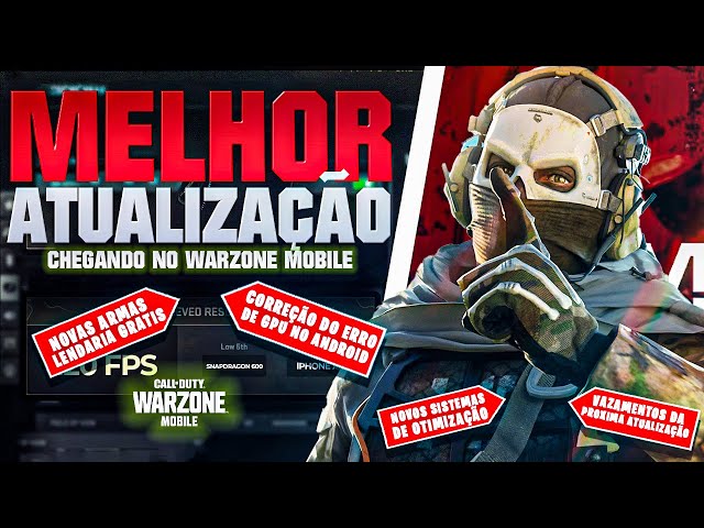 WARZONE MOBILE - DATA DE LANÇAMENTO, NOVOS SERVIDORES, OTIMIZAÇÃO