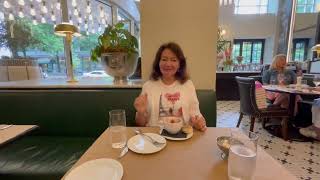 RESTAURANTS IN USA~ FRENCH RESTAURANT LA BELLE HELENE IN CHARLOTTE/ Lunch ☕️🫖🥪