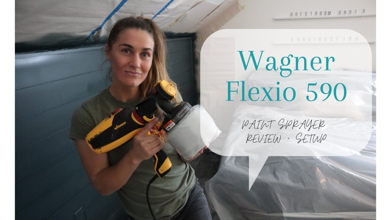 Using a Paint Sprayer II Wagner Flexio 590 II Paint Sprayer Review/Demo YouTube