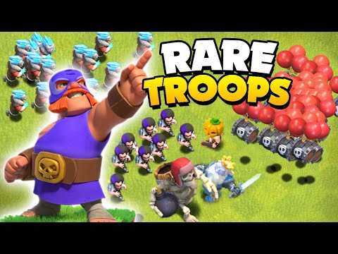 Footage of EVERY Limited Edition Troop for Clash of Clans!