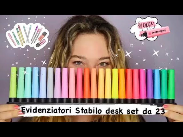 Evidenziatori STABILO BOSS ORIGINAL Desk-Set - 15 Colori Pastello