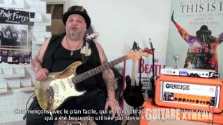 Popa Chubby - Blues Rock Guitar Lesson - Guitare Xtreme #72 chords