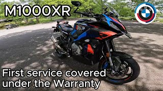 M1000XR - First service covered under the Warranty