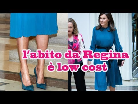 Video: L'abito Più Economico Della Regina Letizia Di Spagna