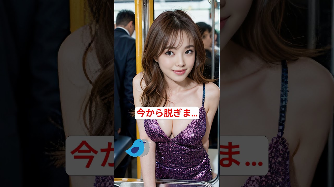 今から脱ぎま…