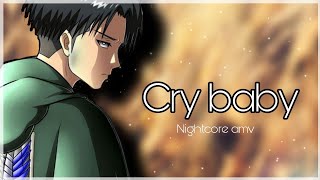 🇬🇧 Cry baby - Nightcore (Amv + Lyrics) [MEP AOÛT]