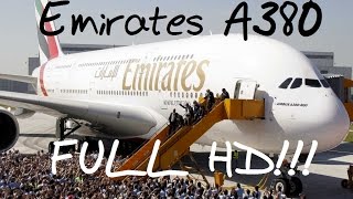 Emirates A380 SuperJumbo, Nose cam & Tail cam ! - Dubai to Bangkok - Take off and Landing HD 1080P