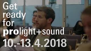 Events and conferences at Prolight + Sound