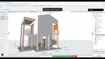 ArchiCAD 28 Class 2: Step-by-Step 2-Storey Building Modelling #ArchiCAD