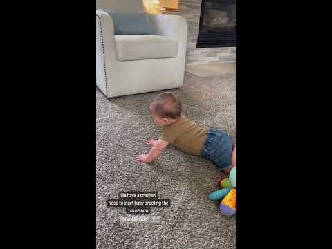 Little baby of Daniel Labelle Crawling first time #shorts #crawling # ...
