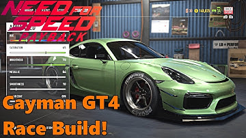 Need For Speed Payback, NEW RACE CAR BUILD! Porsche Cayman GT4 Race Build