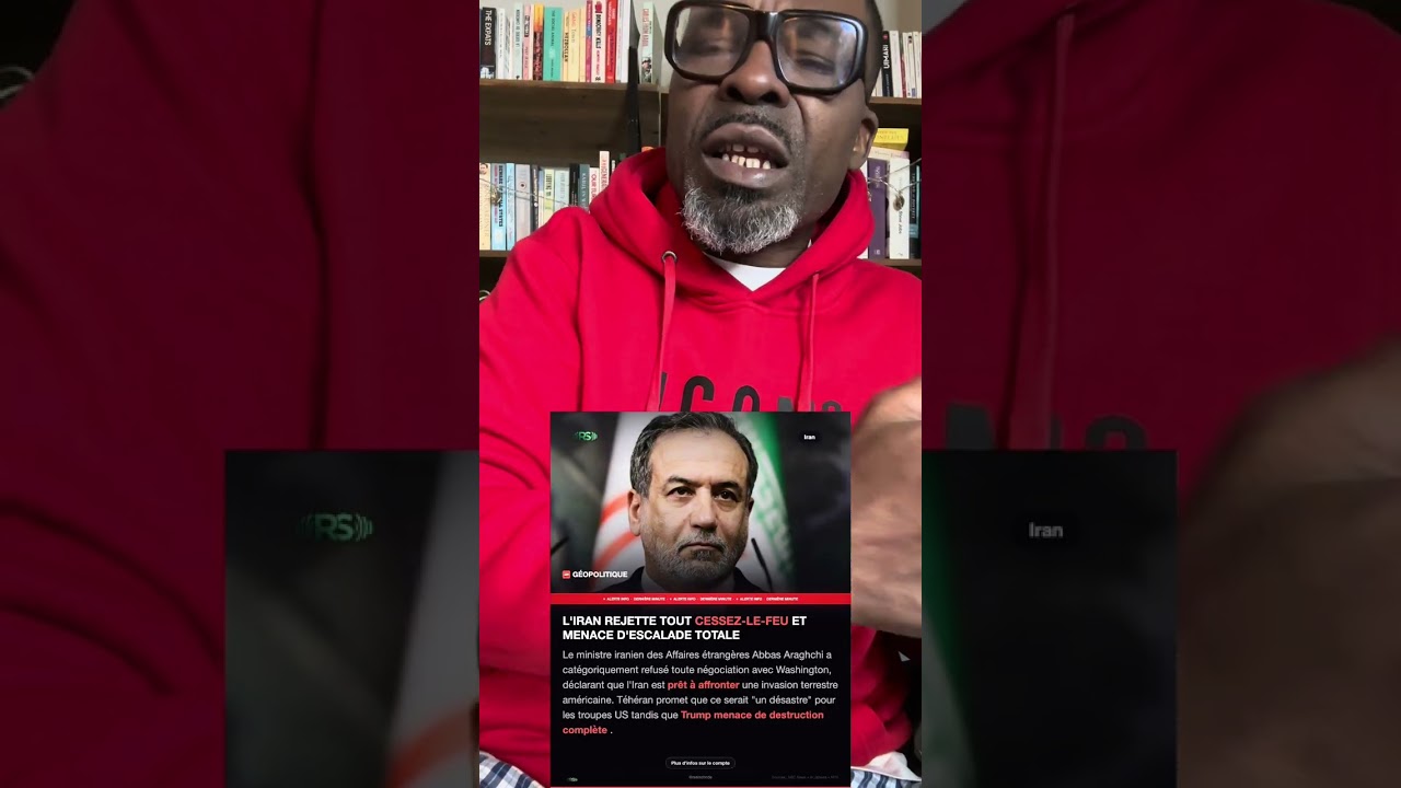 L’Iran rejette tout idée de cesser le feu 