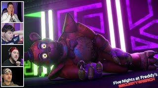 Реакция Летсплейщиков на Концовку Разборки Ванни в Five Nights at Freddy’s Security Breach