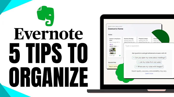 5 Evernote Tips to Organize Your Life (Stay Organized and Productive 2025)