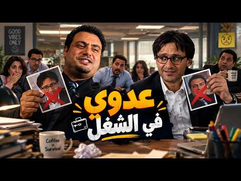 عدوي في الشغل 😂 #حد_سامع_حاجة