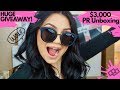 $3,000 PR UNBOXING + *HUGE GIVEAWAY*