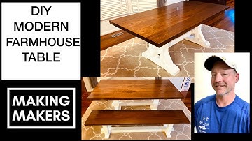 Make Your Own Modern Farmhouse Table