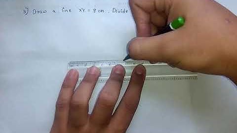 Divide a line into 5 equal parts | Elementary Grade Examination plane Geometry Question